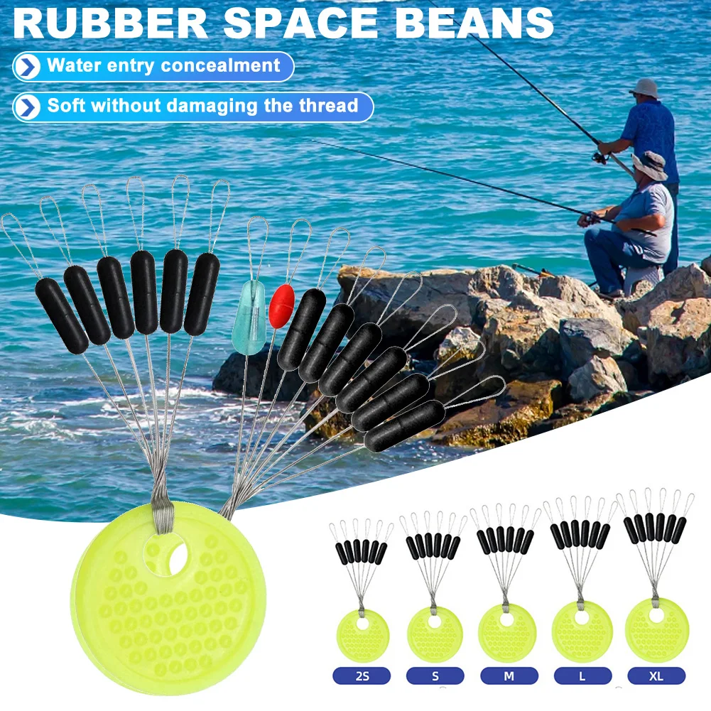 Fishing Equipment And Gear - Удочка резиновая космическая бобы 60 шт.
