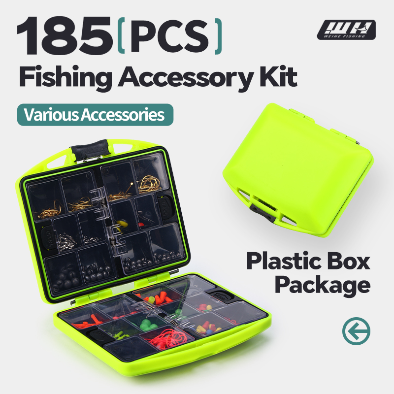 Fishing Equipment Storage - Набор рыболовных принадлежностей WEIHE, 185 предметов,