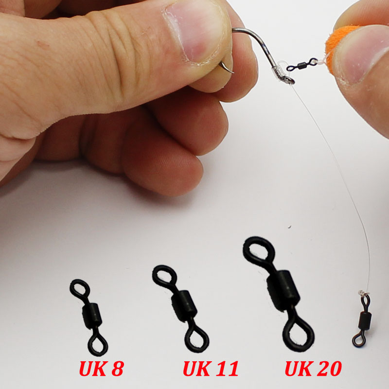 Fishing Equipment Uk - 100 шт. вертлюги для ловли карпа