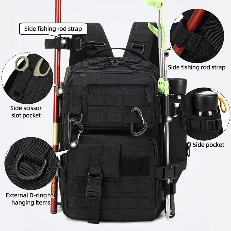 Fishing Equipment And Gear - Тактический рюкзак для кемпинга, большой, на