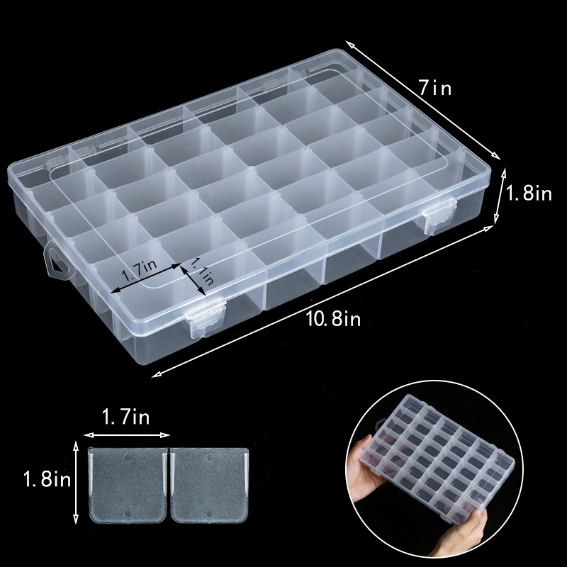 36 сеток, пластиковый органайз – обзор и цена Fishing Equipment Storage